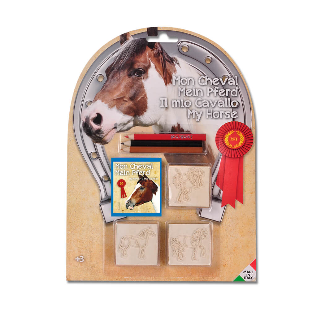 Horse Stamp Set Equestrian House