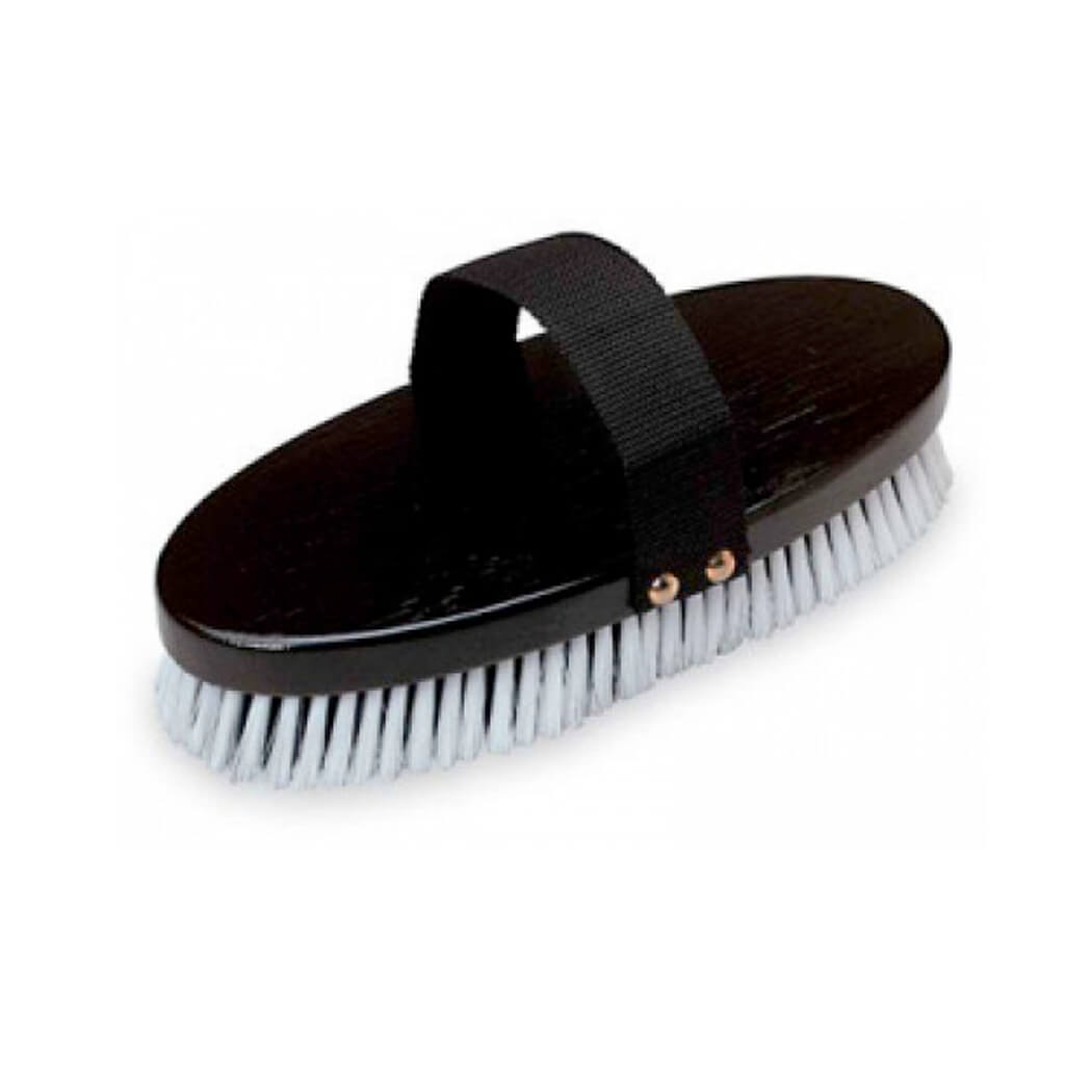 Body Brush black/white bristle