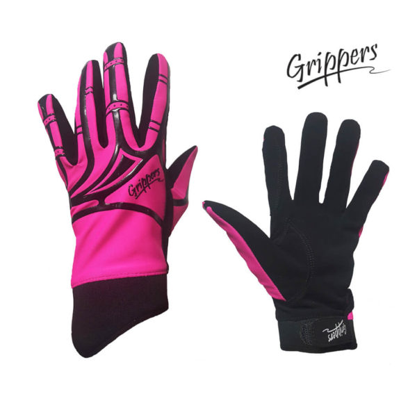 Grippers Kids Micro Suede Gloves with Lycra Silicone Back