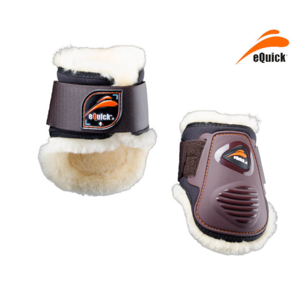 eQuick eLight Velcro Wool Fetlock Boot