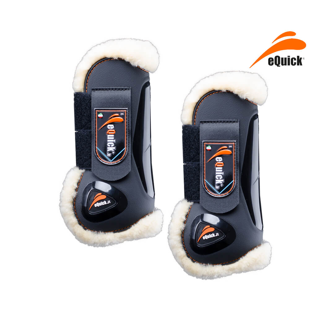 eQuick eLight Velcro Wool Tendon Boot