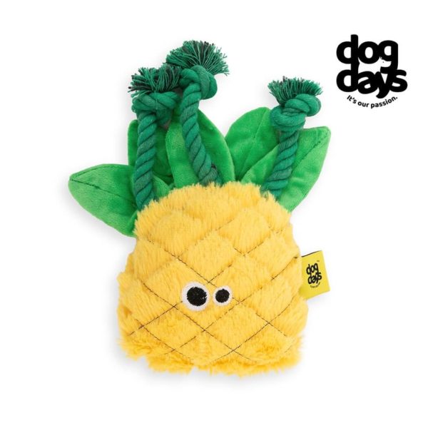 Dog Days Pineapple Plush Toy with Rope Hair