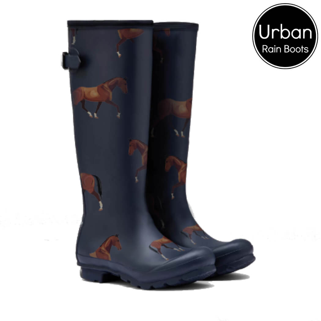 Equestrian rain boots sales