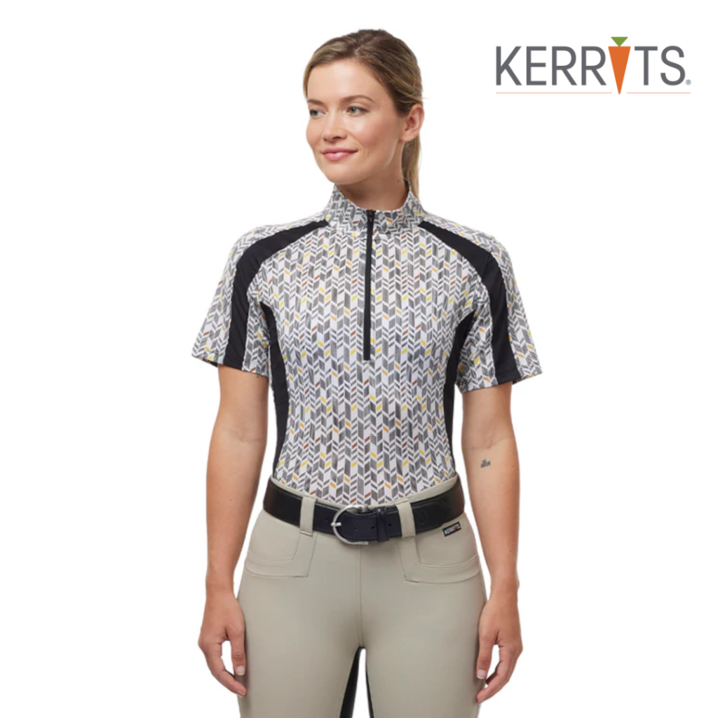 RJ Classics Camicia Show Equestre Ice Fil Cooling – Collezione Sterling – Taglia 14 Ragazza (Giovane)