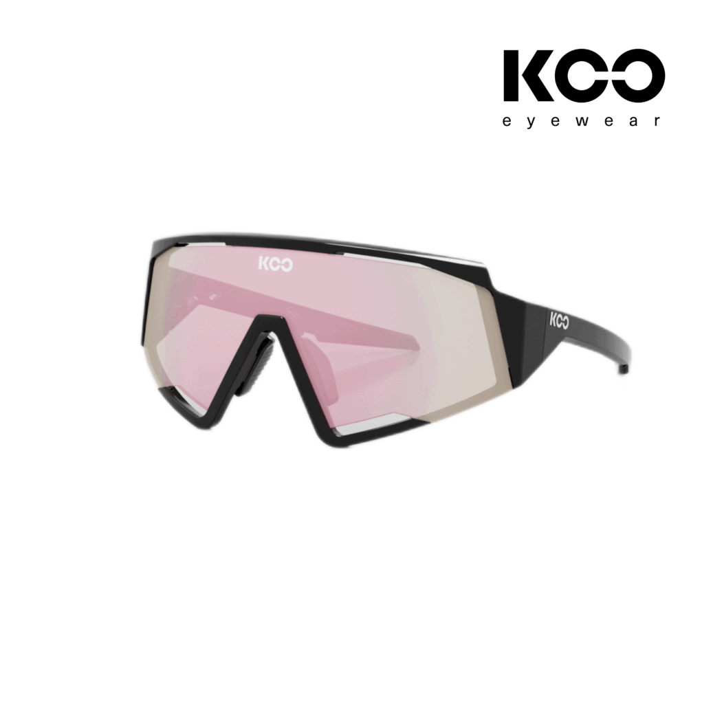 KOO Spectro Black Photochromic Pink Glasses